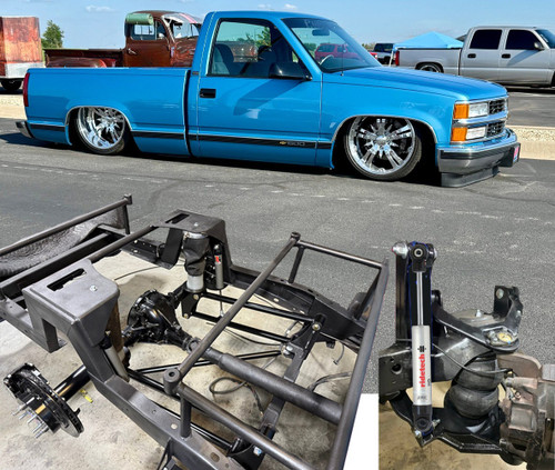 C1500 1988-1998 Phat Phabz Air Suspension kit with Air Management Ridetech Shocks