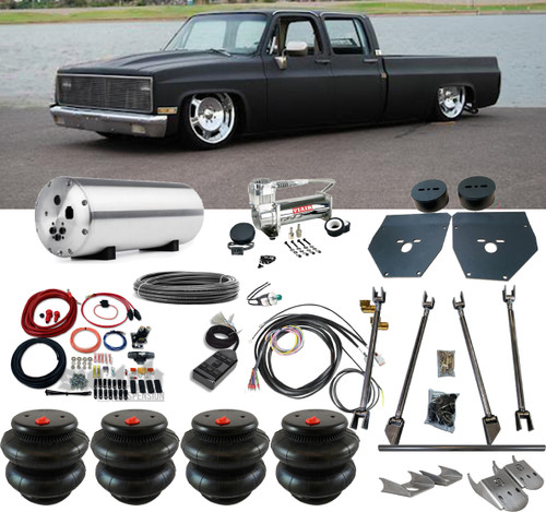 Chevrolet C-20 1973-1987 Bags and Brackets 7 Switchbox Air Management ENDO Tank
