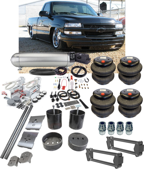 Chevrolet 1500 1999-2006 Air Lift ALP4 Height Sensor Management Complete Kit