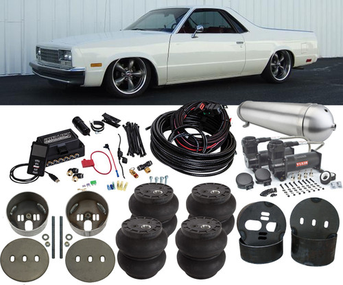 Chevrolet El Camino 78-87 Air Suspension Conversion Air Lift 3P Management Slam SS-6 Bags