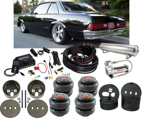 Chevrolet Malibu 78-87 Air Suspension Conversion with Air Lift 3P Management