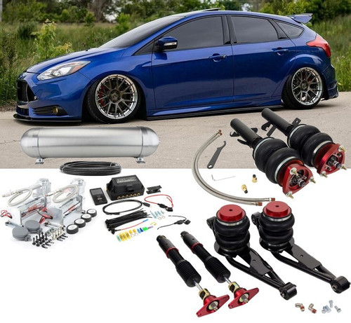 Ford Focus 2013-2018 Air Lift Performance 3P Management Dual Viair 444C