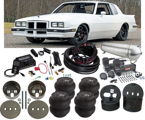 Pontiac Grand Prix 78-87 Air Suspension Conversion Air Lift 3P Management Slam SS-6 Bags