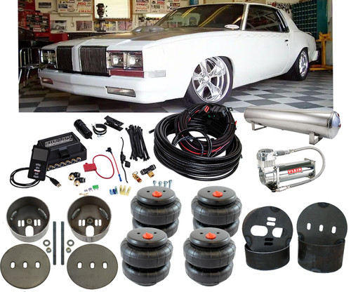 Oldsmobile Cutlass 78-87 Air Suspension Conversion with Air Lift 3P Management