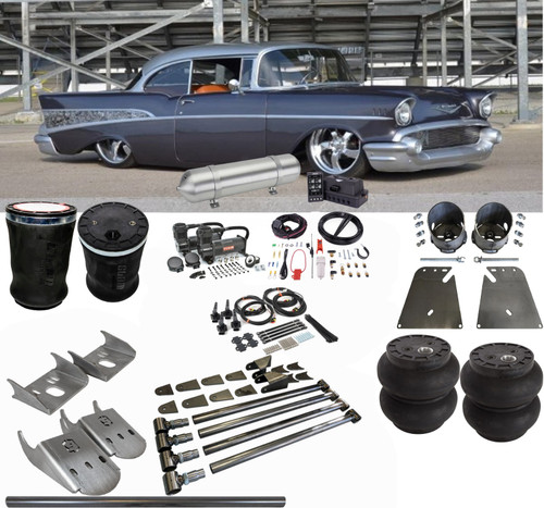 Chevrolet Bel Air 1955-1957 Frt & Rear Air Suspension ALP4 Height Management Slam Tri Link