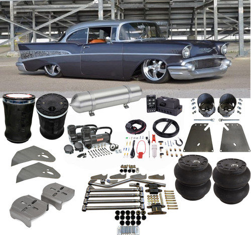 Chevrolet Bel Air 1955-1957 Front & Rear Air Suspension with ALP4 Air Management Slam Bags