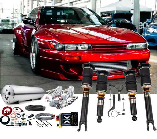 Nissan Skyline R34 1995 2002 Accuair Air Suspension e-Level Air Management & ENDO Tank