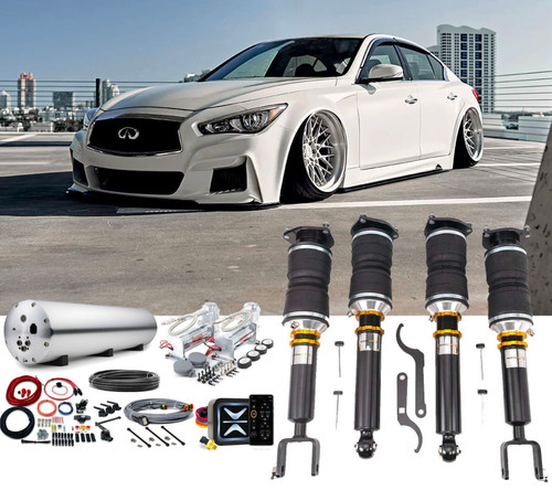 Infiniti Q50 2014+  Accuair Air Suspension with e-Level Air Management & ENDO Tank