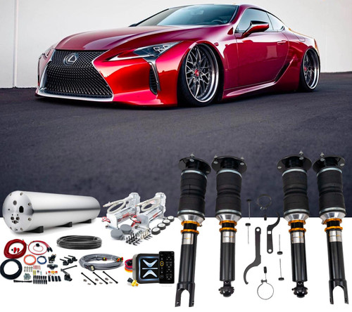 Lexus LC500 2018+ Accuair Air Suspension with e-Level Air Management & ENDO Tank