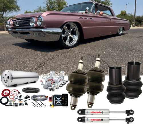 Buick 1961-1964 Ridetech Air Suspension with e-Level Air Management & ENDO Tank