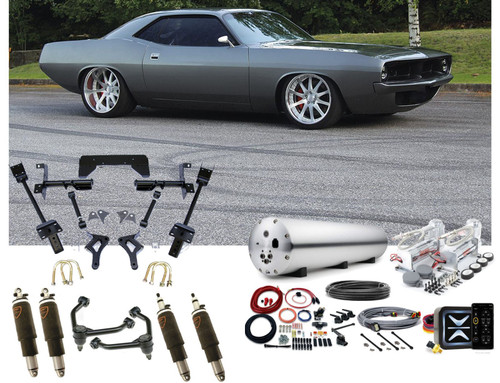 Mopar E-Body 1970-1974 Air Suspension with e-Level Air Management & ENDO Tank