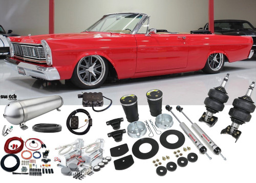 Galaxie 1965-1972 Front and Rear Air Suspension System with Management