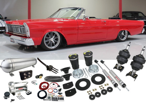 Ford Galaxie 1965-1972 Manual Toggle Valve 4 Corner Air Management Kit