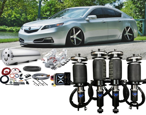 Acura TL 2009-2014 Air Ride Management Dual Viair 444C e-Level ENDO-VT