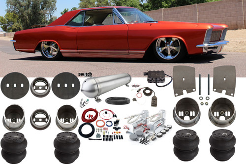 Buick Riviera 1963-1965 SS-6 Bags and Brackets 7 Switch Air Management Viair 444C