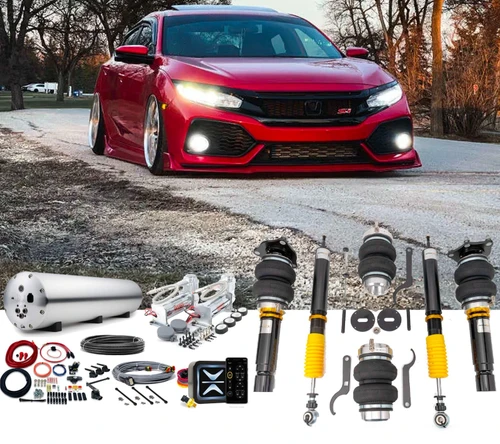 Honda Civic Si 2017-21 Accuair Air Suspension with e-Level Air Management & ENDO Tank