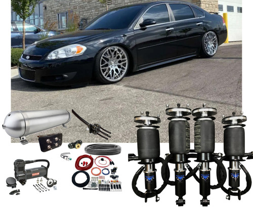 Chevrolet Impala 2000-2011  Manual Toggle Valve 4 Corner Air Management Kit