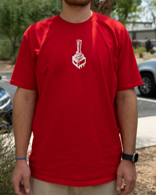 "Switch Shop Shirt" T-Shirt; Red