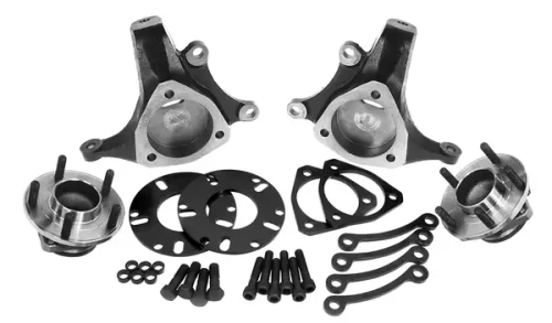 Mustang II IFS CPP Corvette Style 2" Stock Height Spindles