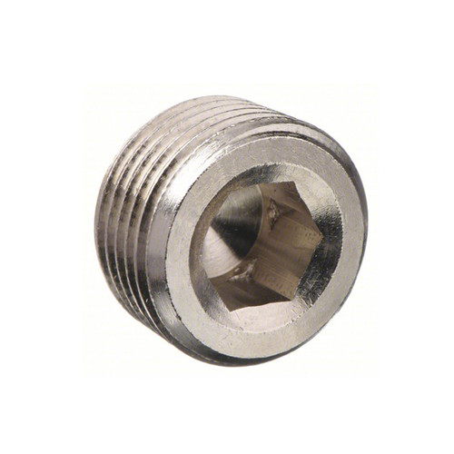Nickel Plated NPT Plug Fitting