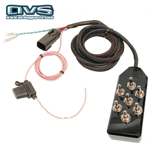 AVS Black 7 Switch Box Rocker Style - Switch Suspension