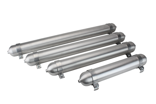 Seamless Tanks 2.5" Spun Aluminum Air Tank