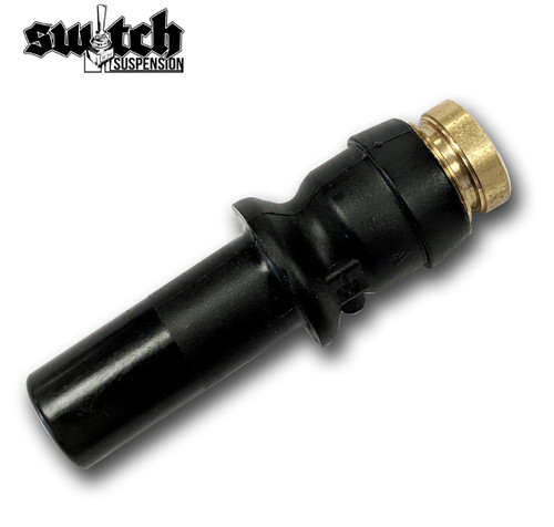 Push In Straight DOT Tube Connector Fitting 3/8" Stem to 1/4" PTC