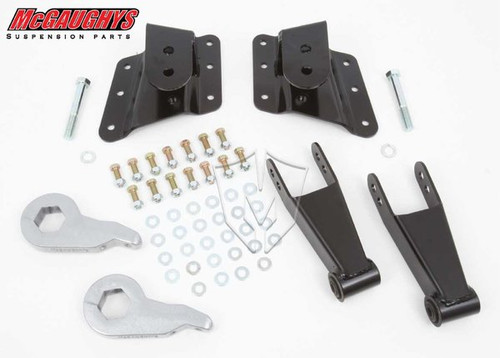 GMC Sierra 3500HD 8 Hole Hanger 2002-2010 2/4 Economy Drop Kit - McGaughys Part# 33080