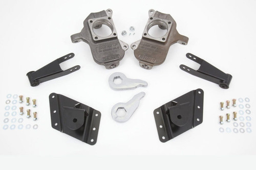 Chevrolet Silverado 3500HD 8 Hole Hanger 2002-2010 McGaughys 3/5 Deluxe Drop Kit