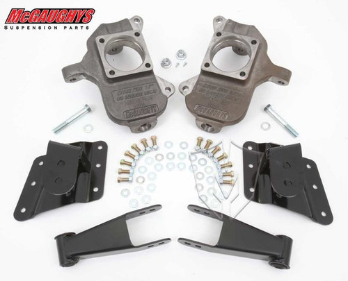 Chevrolet Silverado 2500HD 6 Hole Hanger 2002-2010 2/4 Deluxe Drop Kit - McGaughys Part# 33082