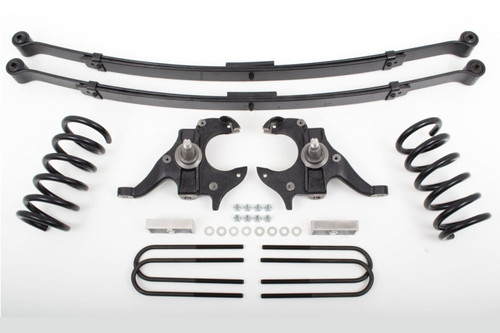 Chevrolet S-10 Standard Cab 1982-2003 McGaughys 4/4 Deluxe Drop Kit W/Leaf Springs