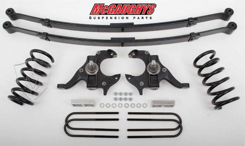 Chevrolet S-10 Standard Cab 1982-2003 4/5 Deluxe Drop Kit W/Leaf Springs - McGaughys Part# 93116