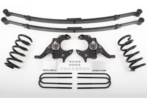 GMC S-15 Sonoma Standard Cab 1982-2003 McGaughys 4/6 Deluxe Drop Kit W/Leaf Springs