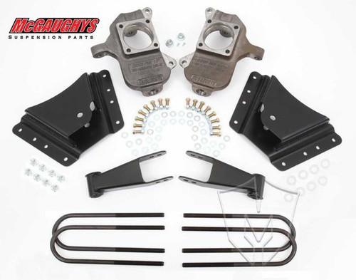 Chevrolet Silverado 2500HD 10 Hole Hanger 2002-2010 McGaughys 2/4 Deluxe Drop Kit
