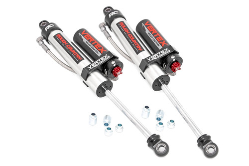Jeep Wrangler 2018-2024 Rough Country Vertex 2.5 Adjustable Front Shocks for 3.5-4.5" Lifts