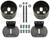 Cadillac 1965-1970 Bags and Brackets with e-Level Air Management ENDO Tank