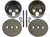 Chevrolet Caprice 1991-1996 Front & Rear Complete Kit Air Management 2500 Bags Brackets