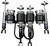 Dodge Charger 2006-2010 Air Suspension Conversion 7-Switch Management