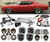 Chevrolet Chevelle 64-72 Front & Rear Bags &Brackets with Manual Air Management