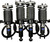 Chevrolet Impala 2000-2011  Manual Toggle Valve 4 Corner Air Management Kit