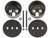 Lincoln Continental 1975-1979 Bags & Brackets 7 Switchbox Air Management Tank Viair 444C
