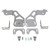 Ford F-150 2021-2026 Ridetech Onboard Scale Sensor Bracket Kit