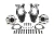 Chevrolet Townsman Wagon 1955-1957 CPP 2" Drop Spindles W/ C7 Hubs