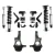 Chevrolet Silverado 1500 2019-2026 4"/5" QA1 Lowering Kit
