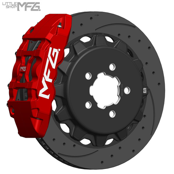 Lincoln Continental 1961-1969 Little Shop MFG Rear 16" Big Brake Kit