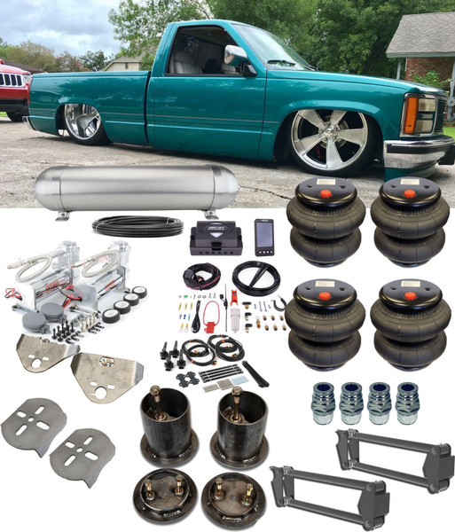 Chevrolet C1500 1988-1998 Air Lift ALP4 Hight Controlled Management Complete Kit