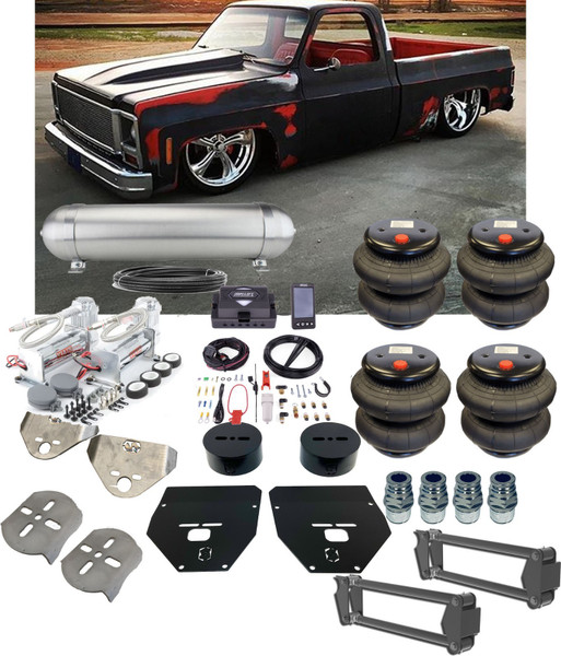 Chevrolet C-10 1973-1987 Air Lift ALP4 Pressure Management Complete Kit
