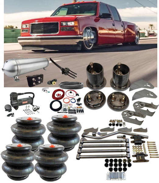 Silverado C3500 1988-1998 Manual Toggle Valve 4 Corner Air Management Kit