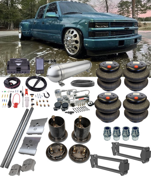 C3500 1992-1999 Air Lift ALP4 Pressure Air Management Complete Suspension Kit