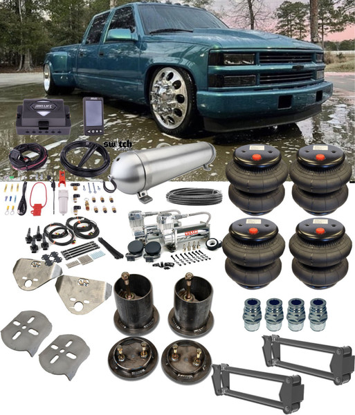 C3500 1992-1999 Air Lift ALP4 Hight Sensor Controlled Management Complete Kit